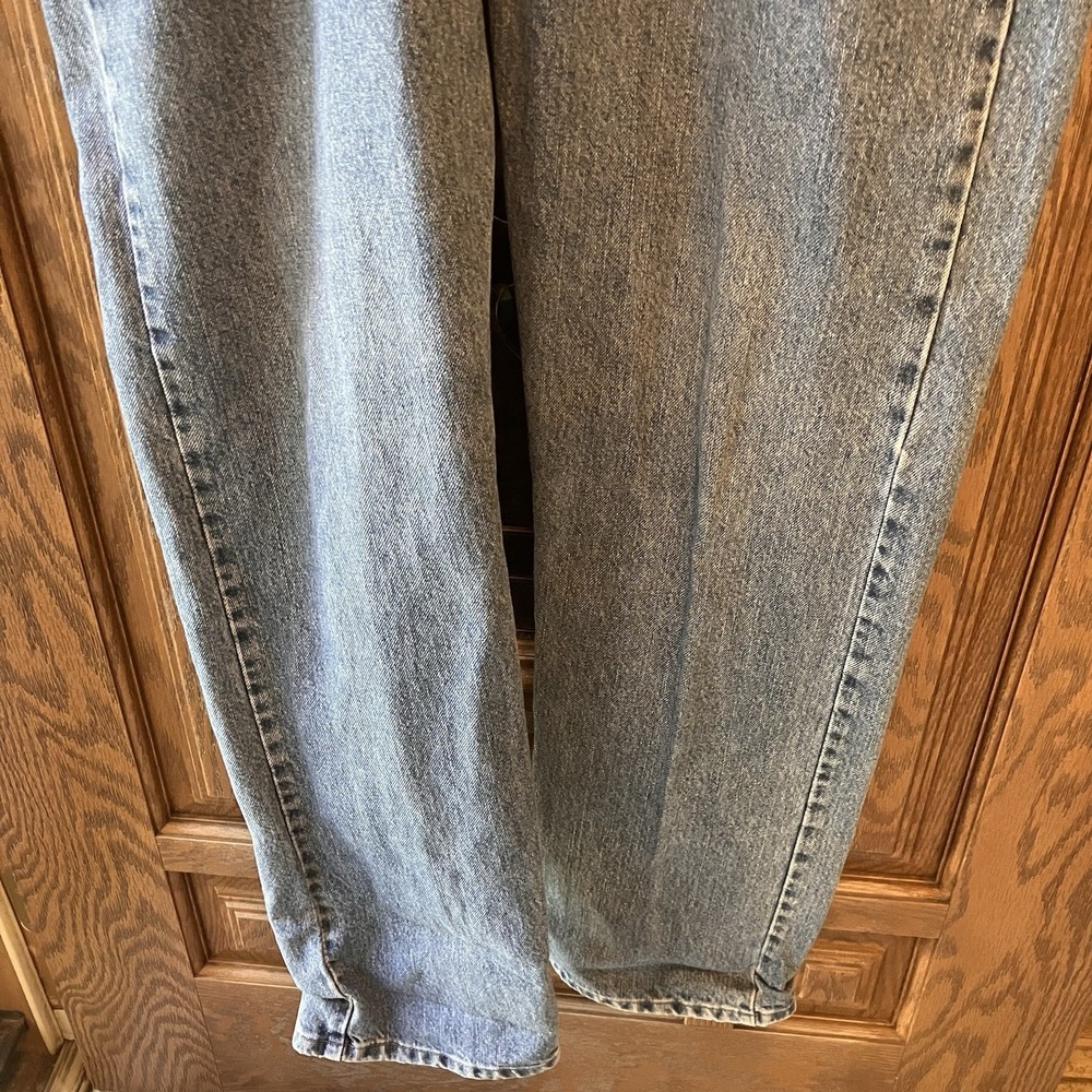Wrangler Jeans‎ Men's Size 35x34 Regular Fit Straight Leg Light Wash 96501DS - Picture 4 of 14